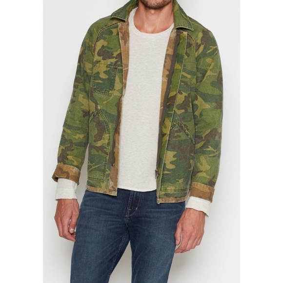 Current Elliott - Reversible Camo Civilian Jacket - Read for Sizing - Picture 1 of 9